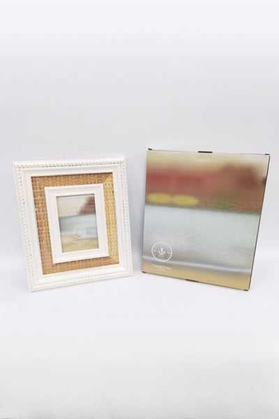 Rectangle Rattan Photo Frame 4x6inch