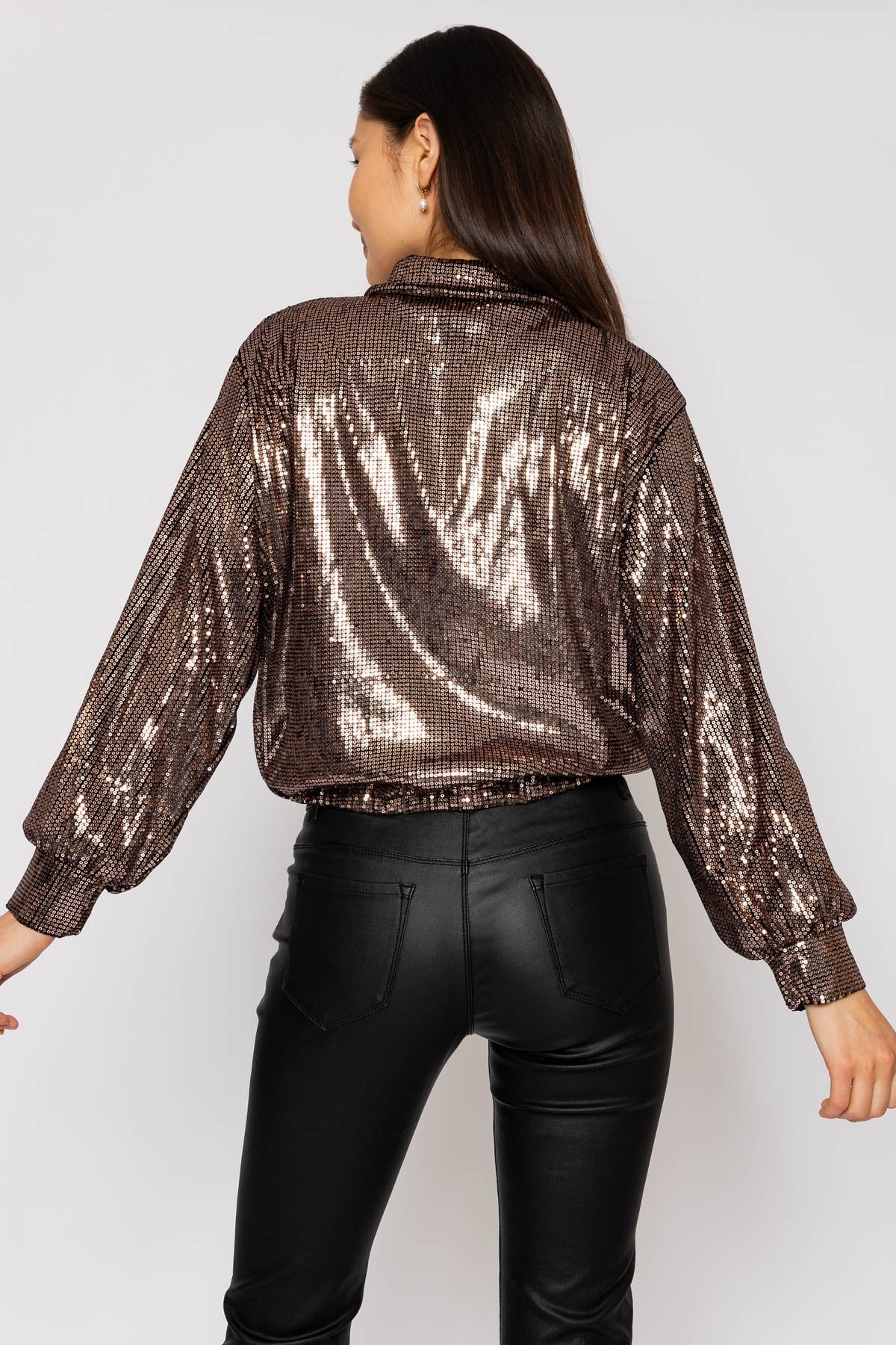 sequin bomber jacket - Glitter & Gingham