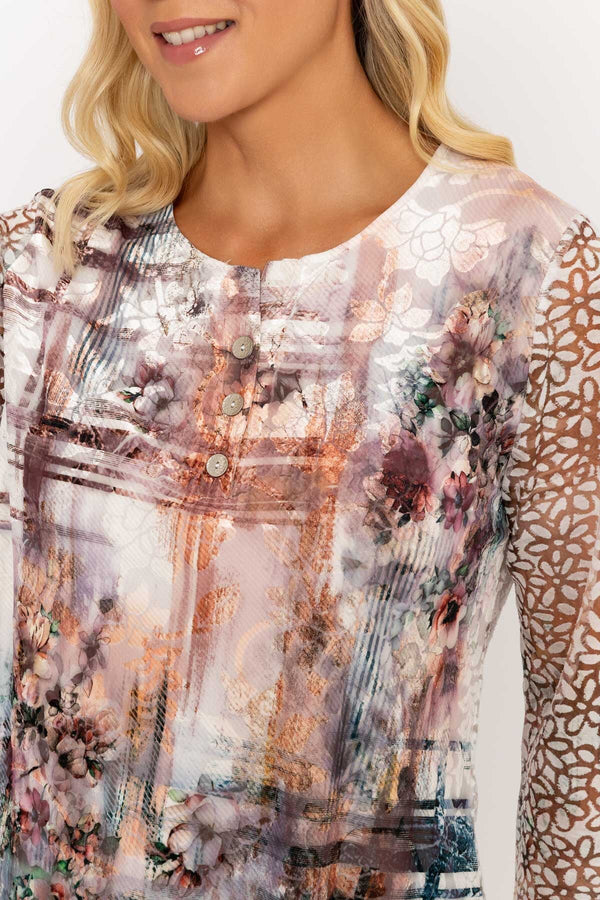 Carraig Donn 24Aw Dovore Printed Top