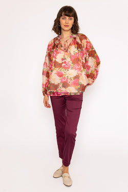 Carraig Donn 24Aw Ruffle Neck Blouse