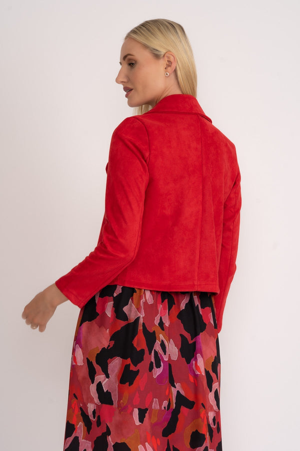 Carraig Donn 24Aw Suede Cover Up (red)