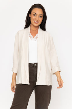 Carraig Donn 3/4 Length Sleeve Cover Up in Beige