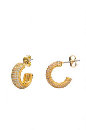 Adley Gold Plated Hoops