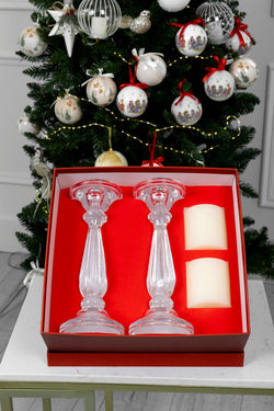 Carraig Donn Alva Glass Candle Holders Set Of 2