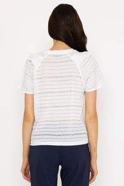 Carraig Donn Anglaise T-Shirt in White