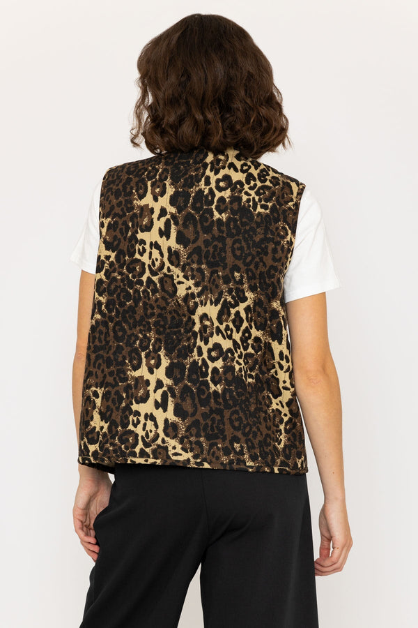 Carraig Donn Animal Print Quilted Gilet