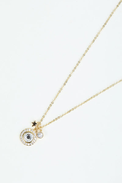 Carraig Donn April Birthstone Charm Necklace