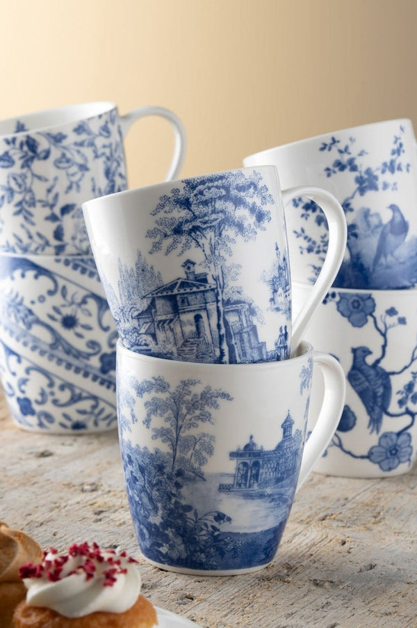 Carraig Donn Archive Blue Mugs Set Of 6