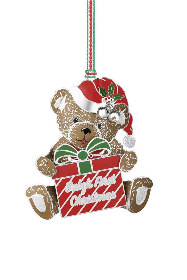 Carraig Donn Babys First Christmas Teddy Bear Tree Decoration