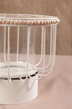 Carraig Donn Beaded Cream Lantern