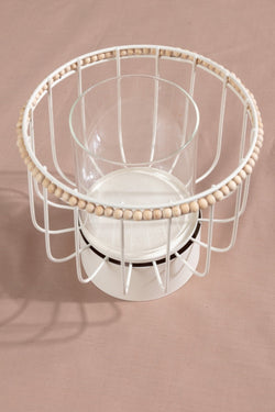 Carraig Donn Beaded Cream Lantern