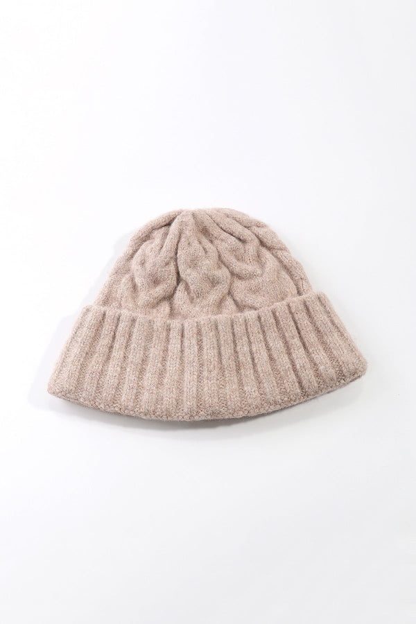 Carraig Donn Beige Cable Knit Beanie