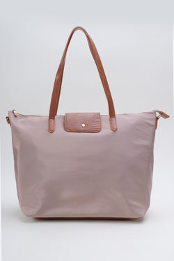 Carraig Donn Beige Nylon Weekender Tote Bag