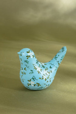 Carraig Donn Bird Floral Blue Ornament