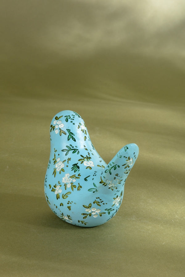 Carraig Donn Bird Floral Blue Ornament