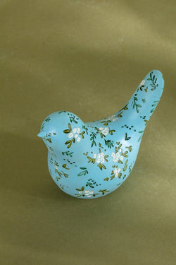 Carraig Donn Bird Floral Blue Ornament