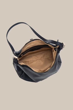 Carraig Donn Black Kite Curved Crossbody Bag