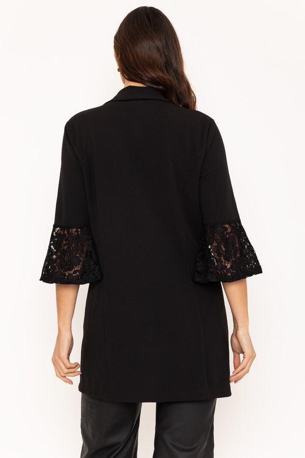 Carraig Donn Black Lace Cuff Cover Up Jacket