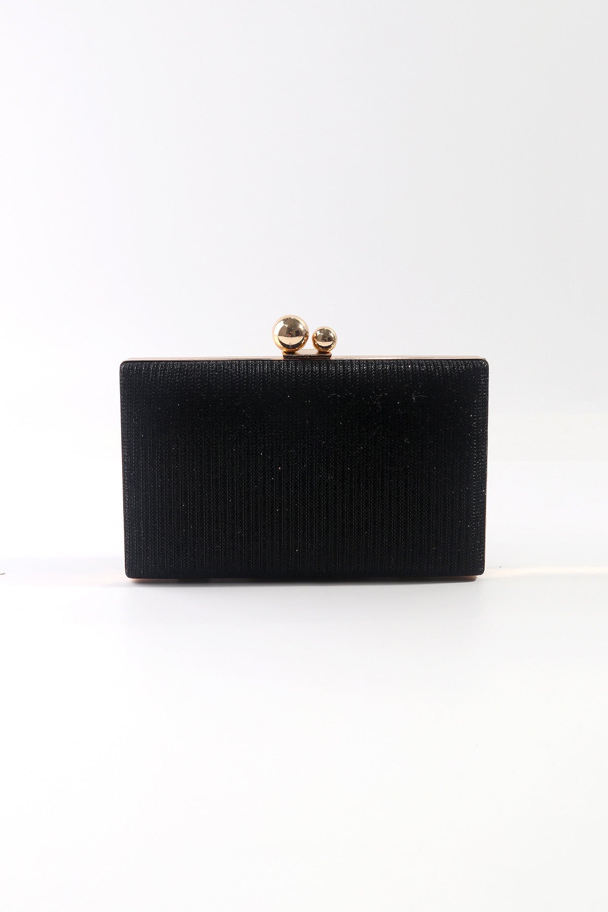 Black Lurex Hard Shell Clutch Ladies Clutch Bags Carraig Donn