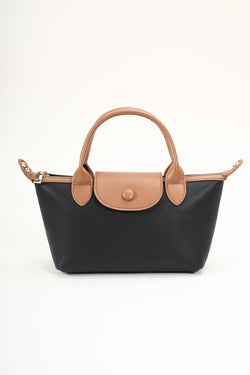 Carraig Donn Black Mini Leather Shopper