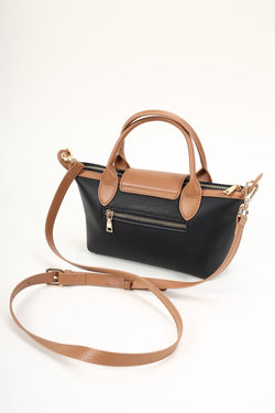 Carraig Donn Black Mini Leather Shopper