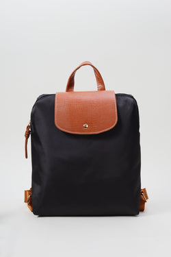 Carraig Donn Black Nylon Backpack