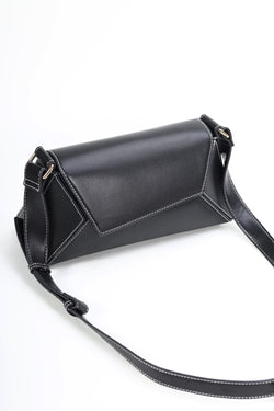 Carraig Donn Black Paneled Crossbody Bag