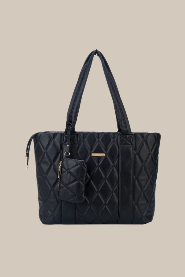 Carraig Donn Black Petite Tote Bag With Mini Purse