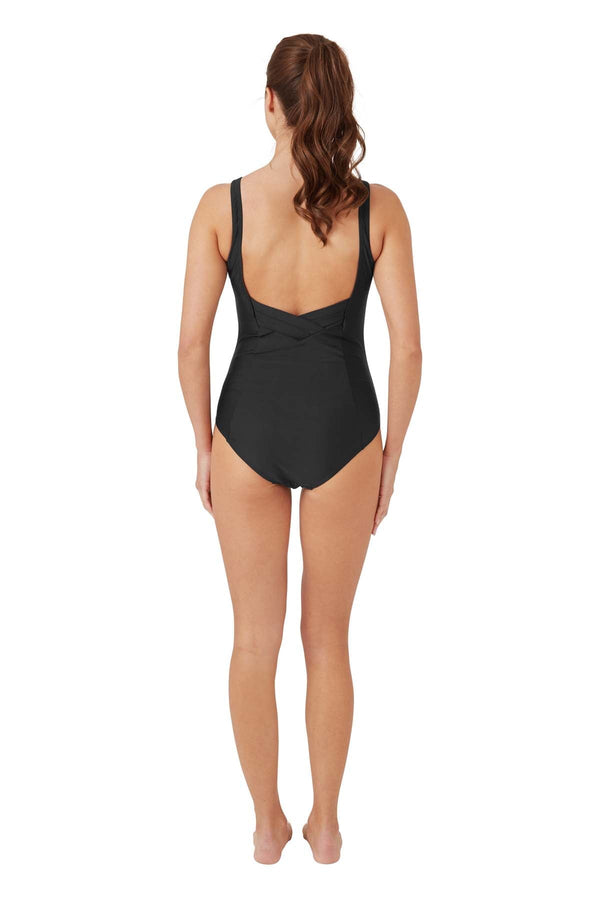 Carraig Donn Black Pleated Swimsuit