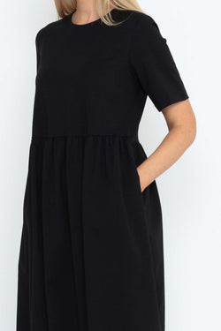 Carraig Donn Black Punto Milano Casual Dress