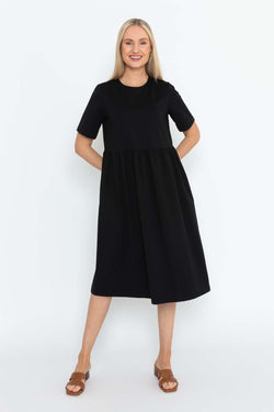 Carraig Donn Black Punto Milano Casual Dress