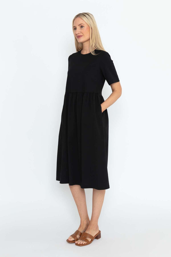 Carraig Donn Black Punto Milano Casual Dress