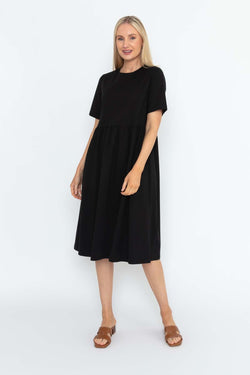 Carraig Donn Black Punto Milano Casual Dress