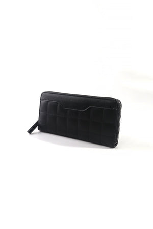 Black Quilted Front Purse