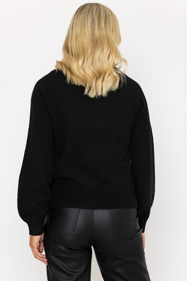 Carraig Donn Black Sequin Sweater