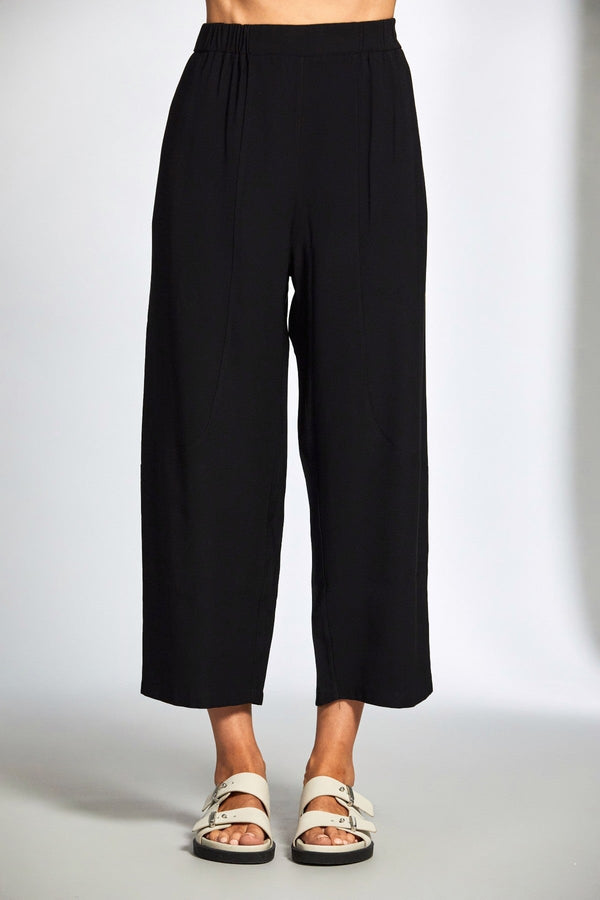 Carraig Donn Black Side Stripe Slouch Trousers