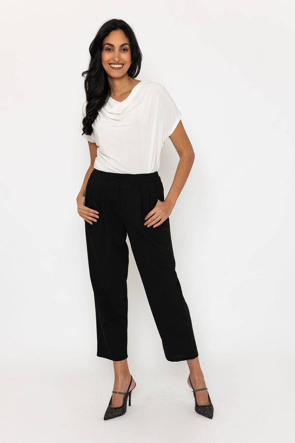 Carraig Donn Black Slim Trousers