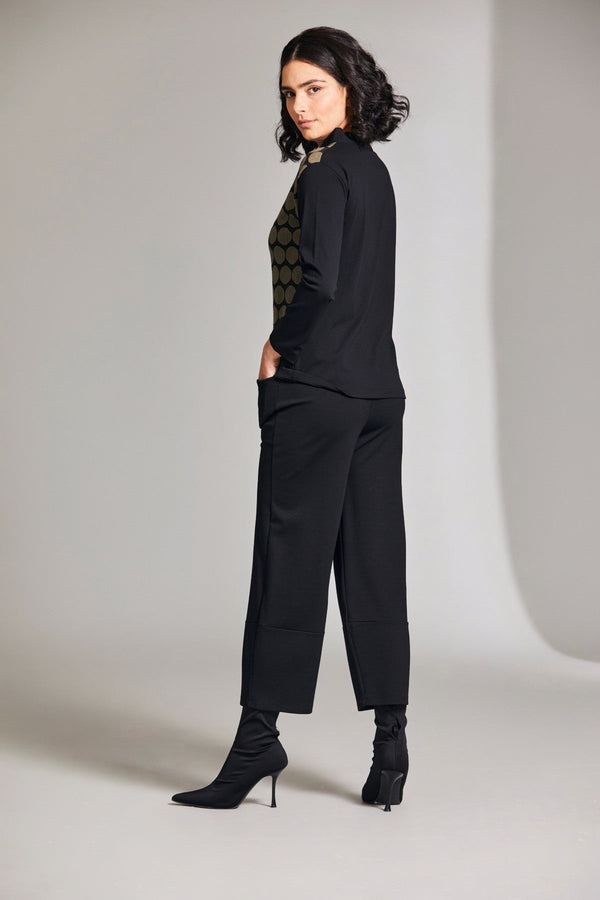 Carraig Donn Black Slouch Trousers