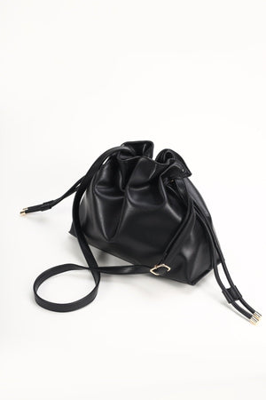 Black Slouchy Shoulder Bag