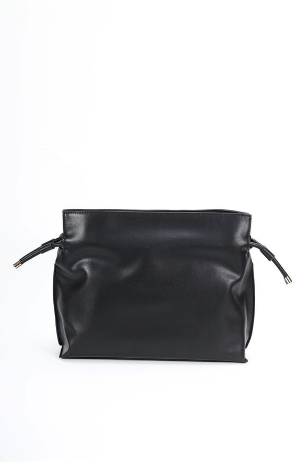 Carraig Donn Black Slouchy Shoulder Bag