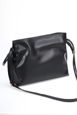 Carraig Donn Black Slouchy Shoulder Bag