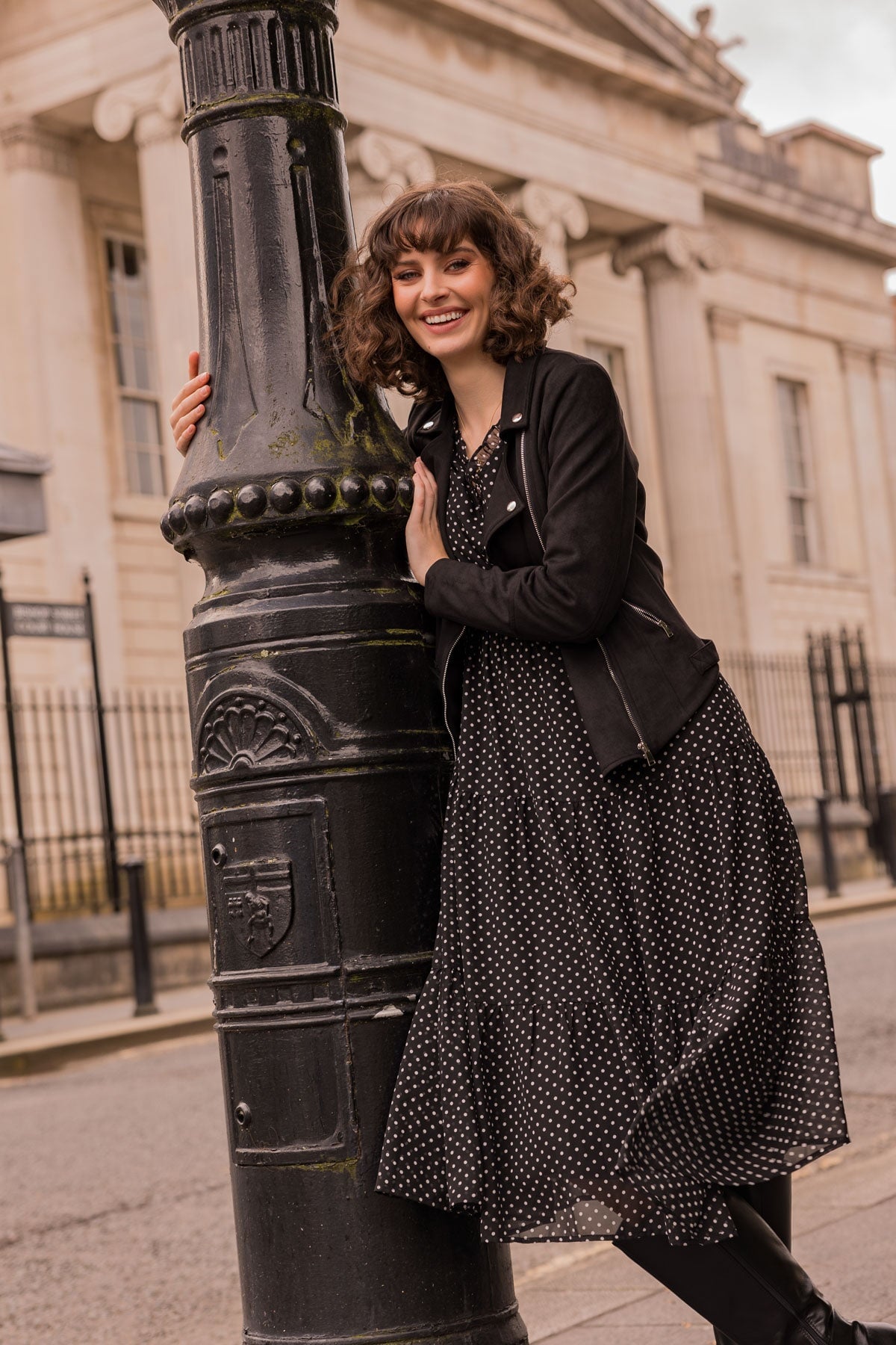 Black Suede Biker Jacket Ladies Jackets Carraig Donn