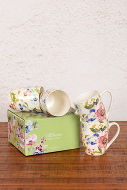 Carraig Donn Bloom Ceramic Mug Set Of 4