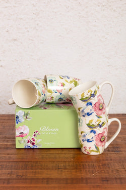 Carraig Donn Bloom Ceramic Mug Set Of 4