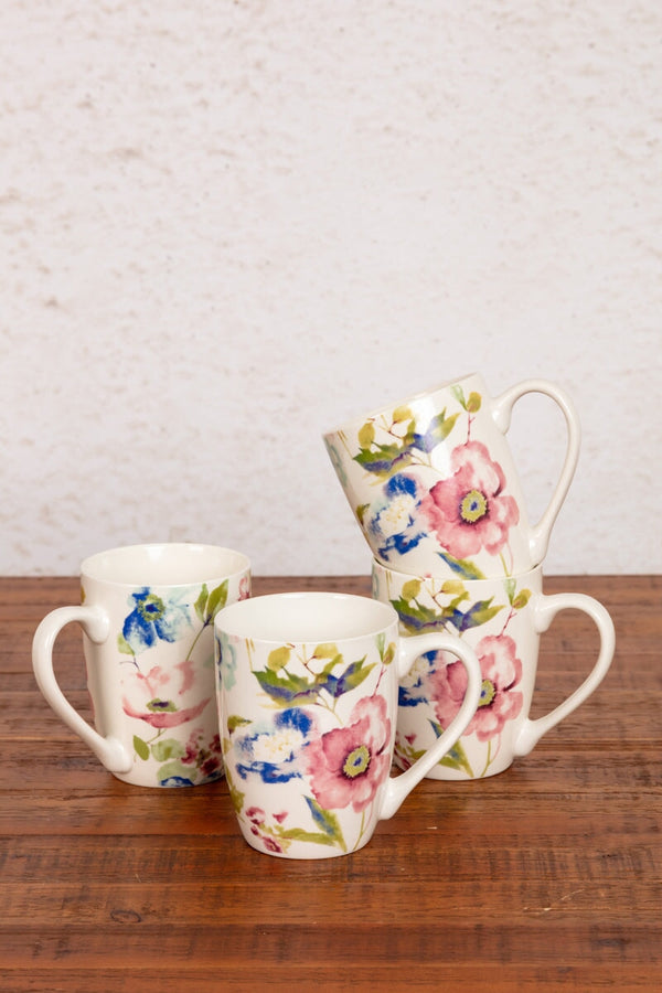 Carraig Donn Bloom Ceramic Mug Set Of 4