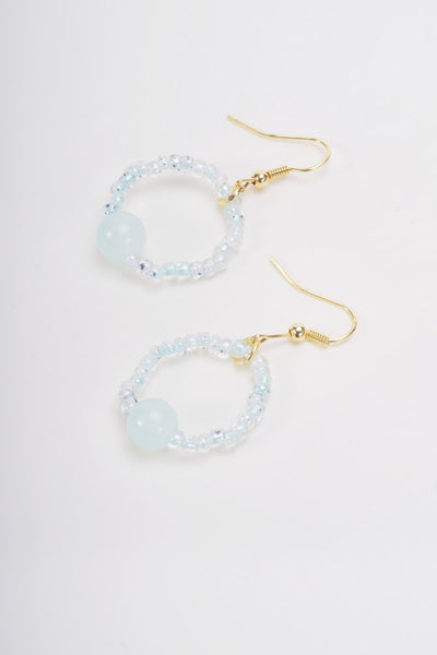 Carraig Donn Blue Beaded Earrings