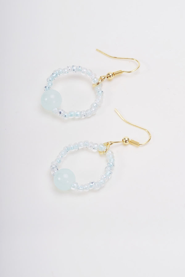 Carraig Donn Blue Beaded Earrings