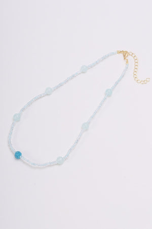 Blue Beaded Necklace