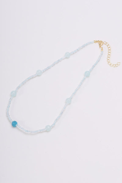 Carraig Donn Blue Beaded Necklace