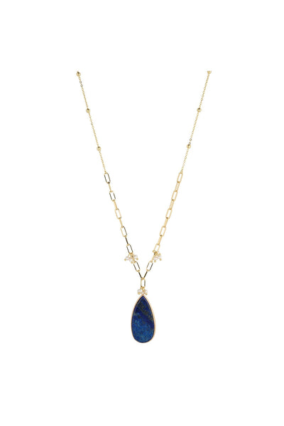 Carraig Donn Blue Lapis Long Necklace